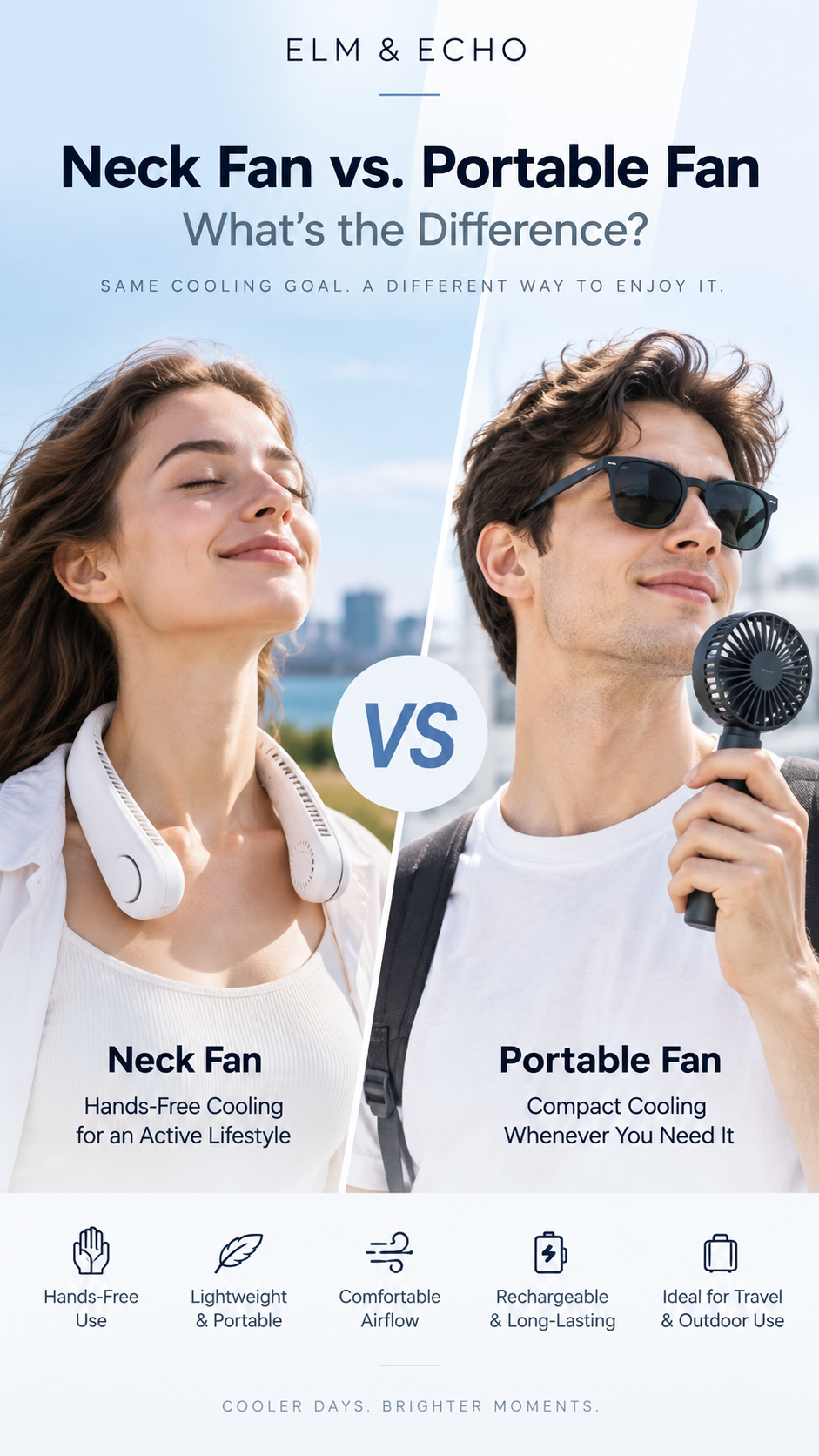Neck Fan vs. Portable Fan: What’s the Difference?
