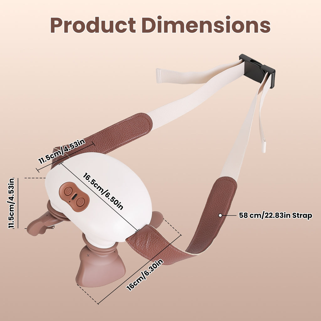 NeckEase Pro heated neck massager dimensions