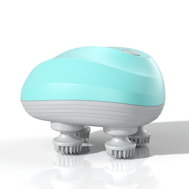 Lake Blue ELM & ECHO rechargeable scalp massager with four massage heads