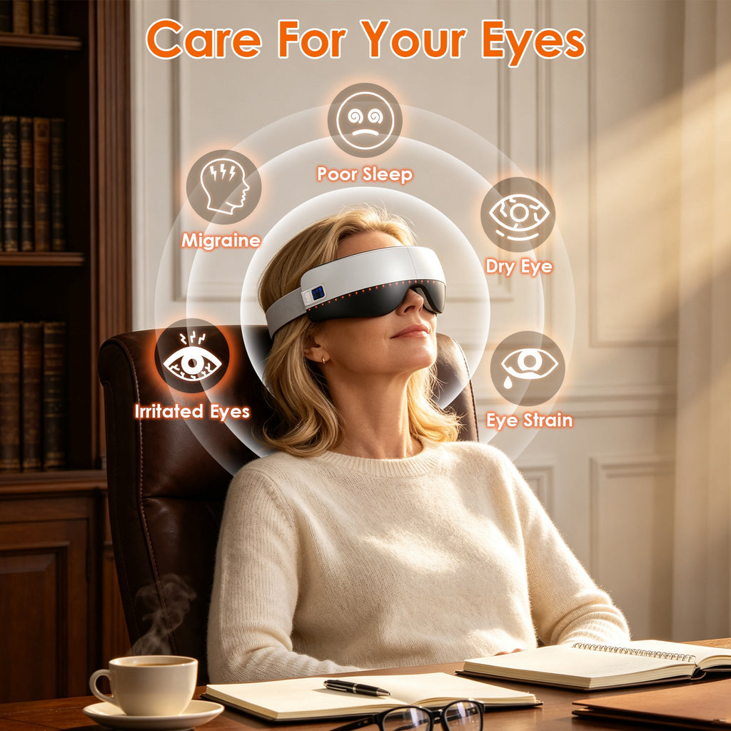 EyeEase Pro eye massager air compression and massage design