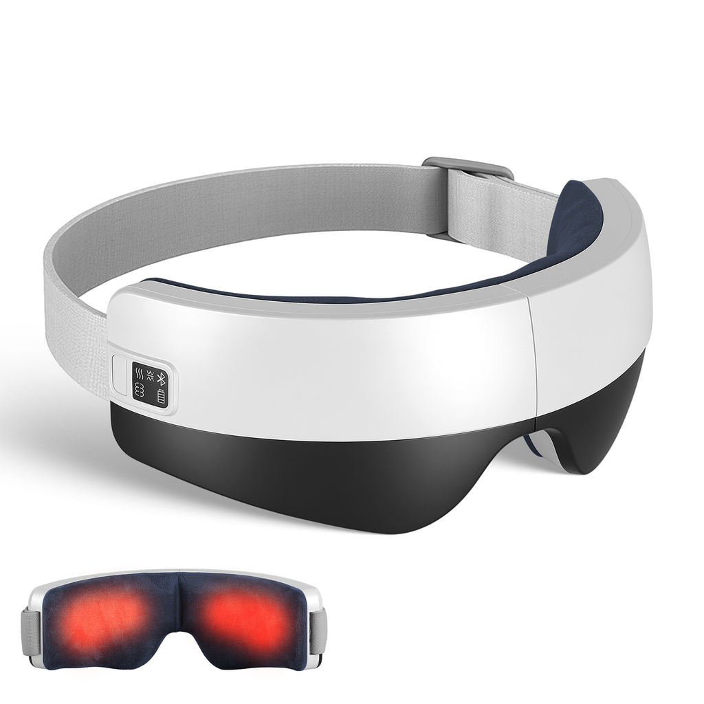 EyeEase Pro white foldable heated eye massager