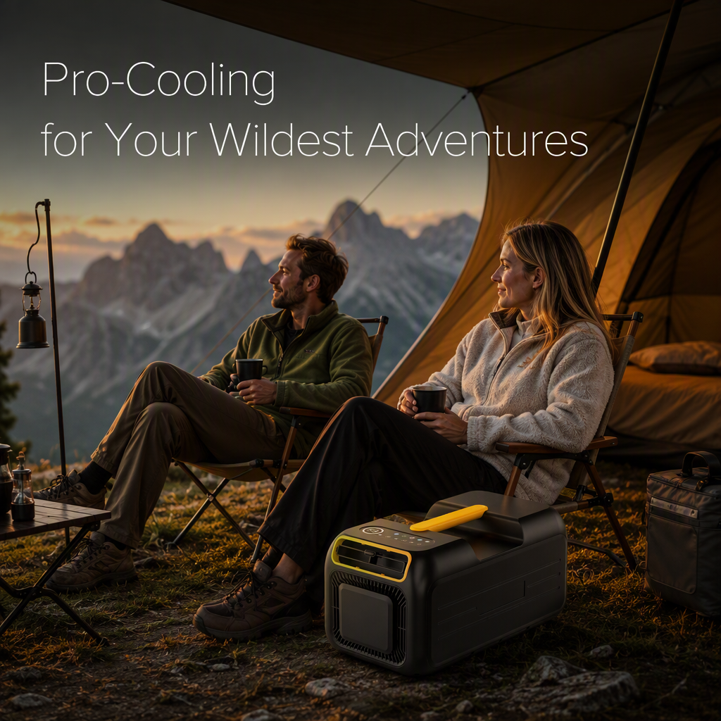 Elm Echo CampCool 490 outdoor air conditioner product features