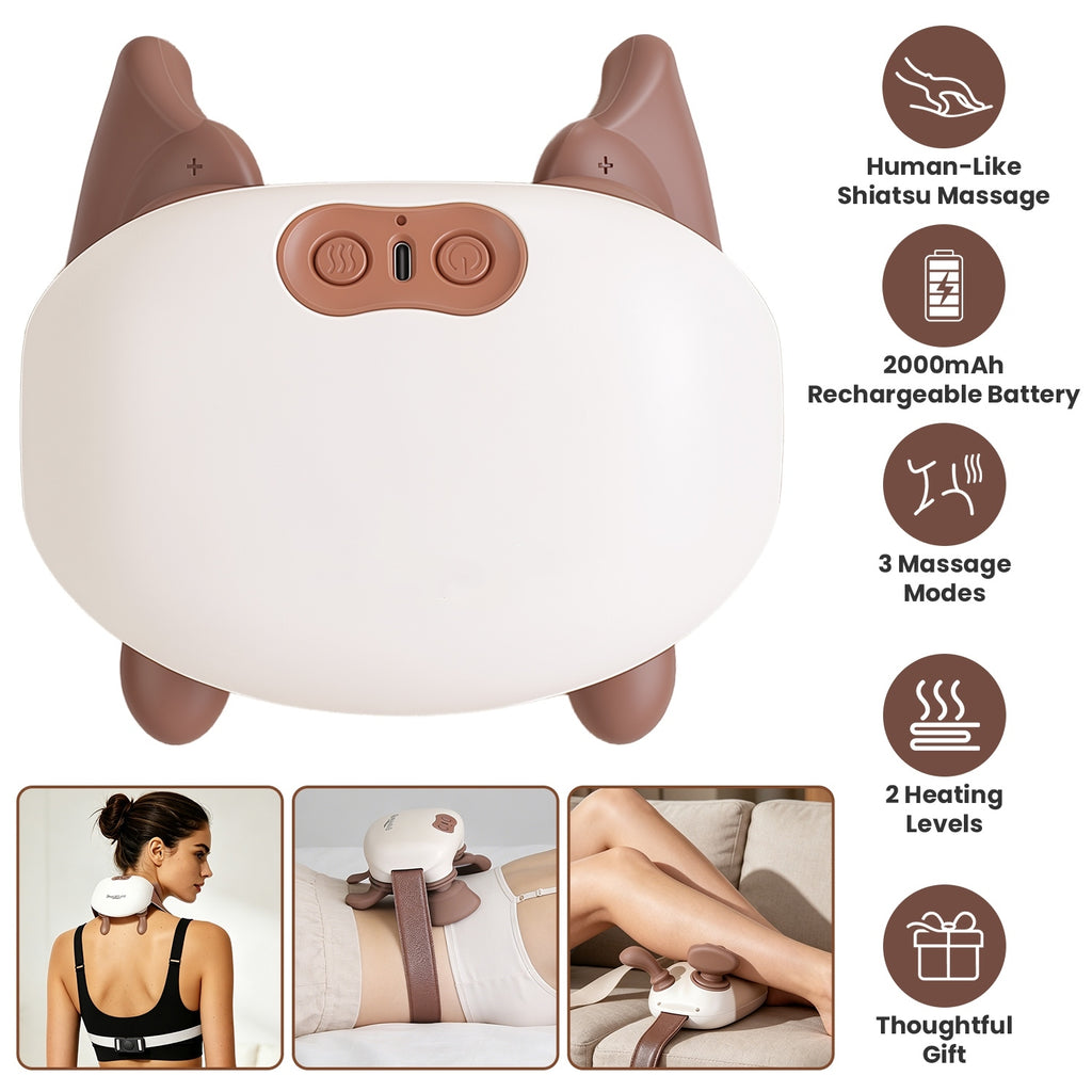 NeckEase Pro heated Shiatsu neck massager