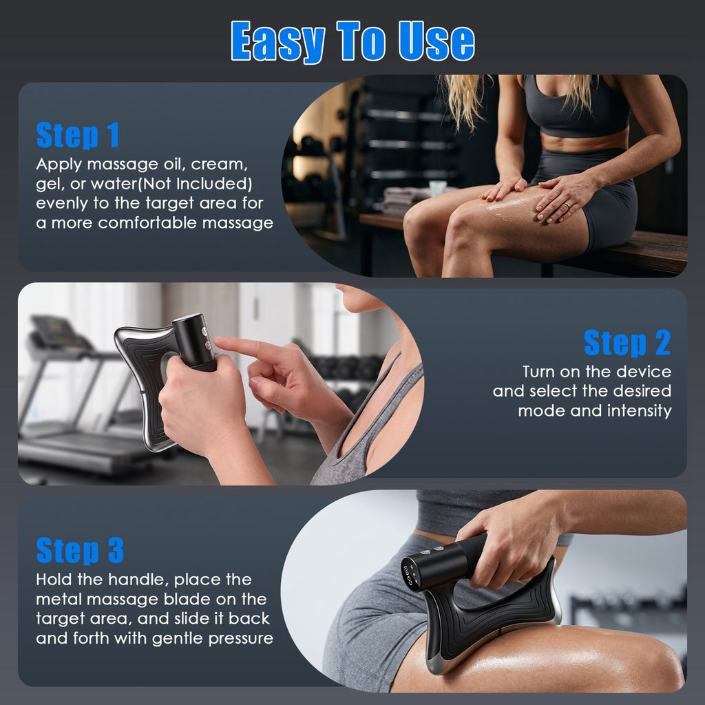 ThermaPulse muscle massager control and mode selection