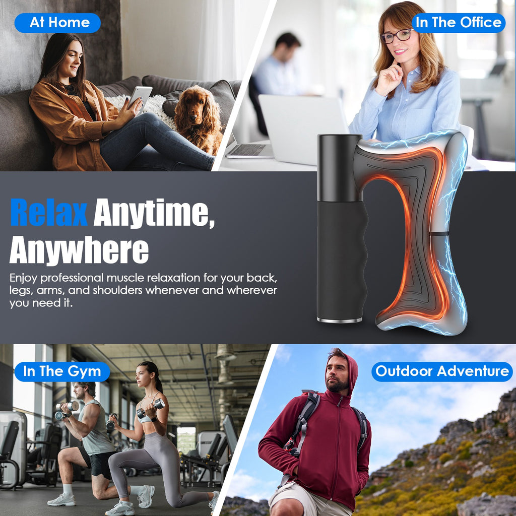 ThermaPulse portable massage tool for home and travel